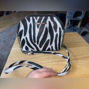 Steve Madden zebra purse